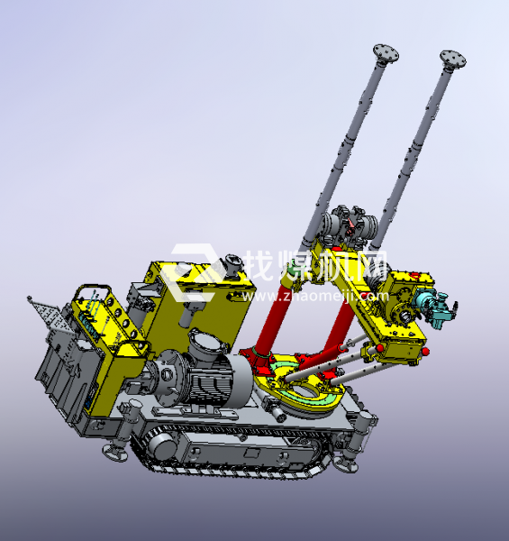 ZDY7000LPA型號(hào)鉆機(jī)可以適應(yīng)在狹窄巷道中開展多用途的鉆探施工